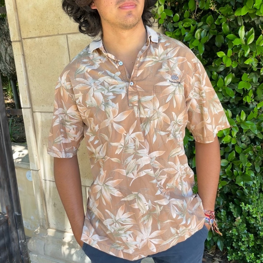 Vtg tori Richard Hawaiian polo